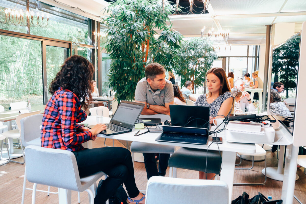 ergonomic coworking space